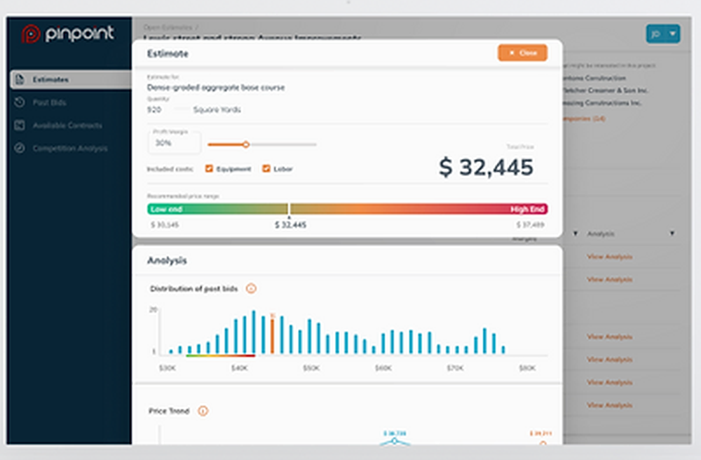 PinPoint Analytics Screenshot 1