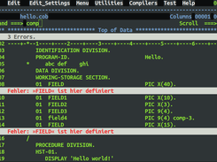 comp macro which compiles COBOL source code