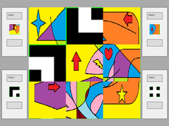 PiratenKarte 3x3 Pieces 2 Aktive Pirates
