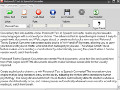 PistonSoft Text to Speech Screenshot 1