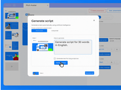Script generation with Pitch Avatar