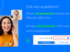 Join presentation online with option "Call Presenter"