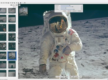 The main user interface in light theme