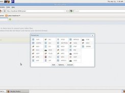 File format dialog
