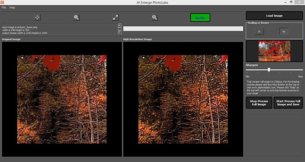 Pixbim AI Enlarge PhotoLabs Screenshot 1