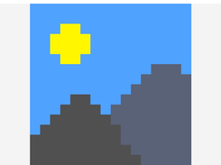 A pixel art image shown in the program