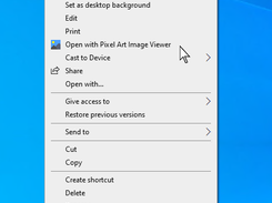The context menu option to open images with the program