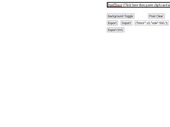 Click Background Toggle and Clear Pixel to prepare for Import preview