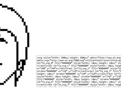 Export SVG generate source on another page. Source text can be ported to SVG editor to expand.