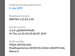 PixelExperience Hammerhead Screenshot 4