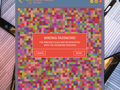 The data cannot be retrieved without the correct password