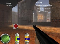 Shows the Fog implementation( Yup, its q3tourney5 ! )