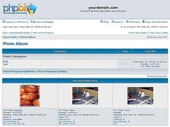 Album Index Page