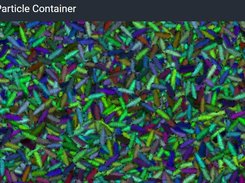PixiJS example - Particle Container