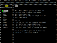Screenshot of pxauto2s tool for live monitoring and controlling