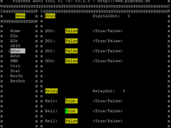 Screenshot of pxauto2s tool for live monitoring and controlling