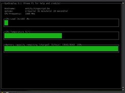 SysDisplay running in konsole on my laptop