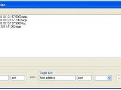 Connections configuration screen