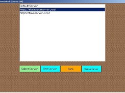 Server Selection Screen