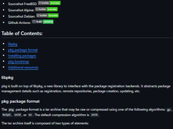 pkg FreeBSD Screenshot 1