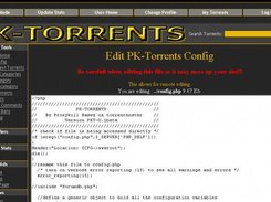 Edit Config