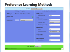 PLT v1.0 - Preference Learning Methods Screen