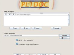 This image shows the graphical user interface of PL1DOC.