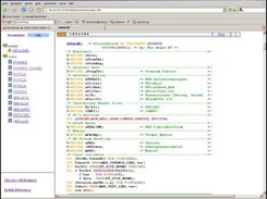HIghligthed code as part of the documentation.