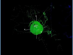Extended magnetic calibration of IMU's used to model the arrays's orientation underwater