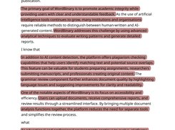 WordBinary Ai Pdf report with Text Highlight
