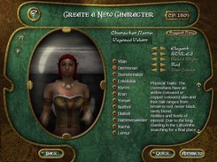 Character creation