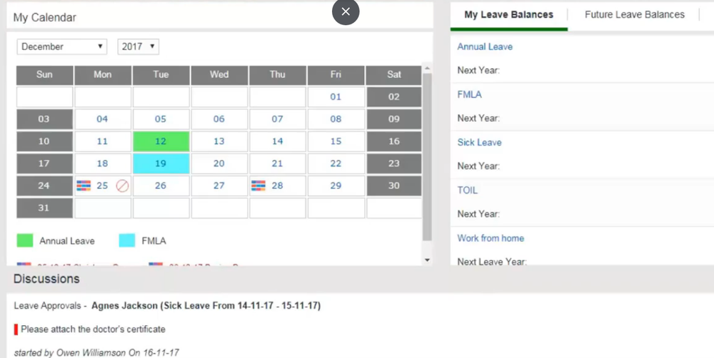 PlanMyLeave Screenshot 1