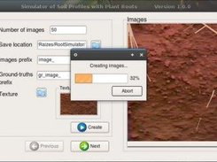 First screen of the software