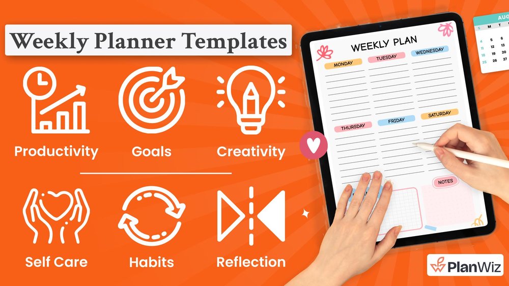 Planwiz weekly planner template