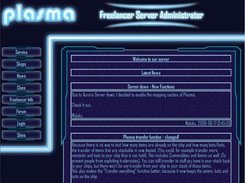 Plasma startpage with news section and default skin