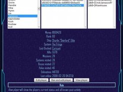 Admin - Edit Accounts screen, using AJAX
