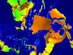 Bays, island chains, mountain acrs, coastal mountain belts...