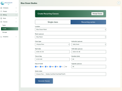 Create a recurring class
