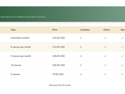 Manage passes and memberships