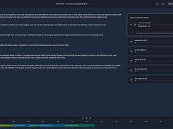 Our rich-text editor features speaker selection, editable timelines, and automatic performance generation