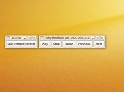 Main window and one remote control window (on Ubuntu 9.10)