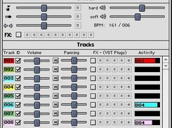 Mixer window with PP 5.9.8 on Mac OS Classic