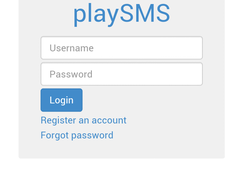 Login mobile - Default theme