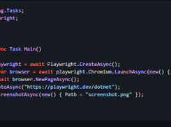 Playwright for .NET Screenshot 1