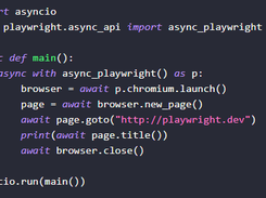 Playwright for Python Screenshot 1