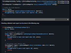 PLCrashReporter Screenshot 1