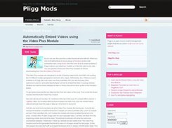 PliggMods.com Pligg CMS 1.0.0 Magazeen Template