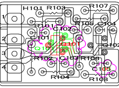 Drawing comparison of printed wiring board