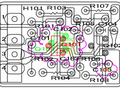 Drawing comparison sample of Printed Wiring Board