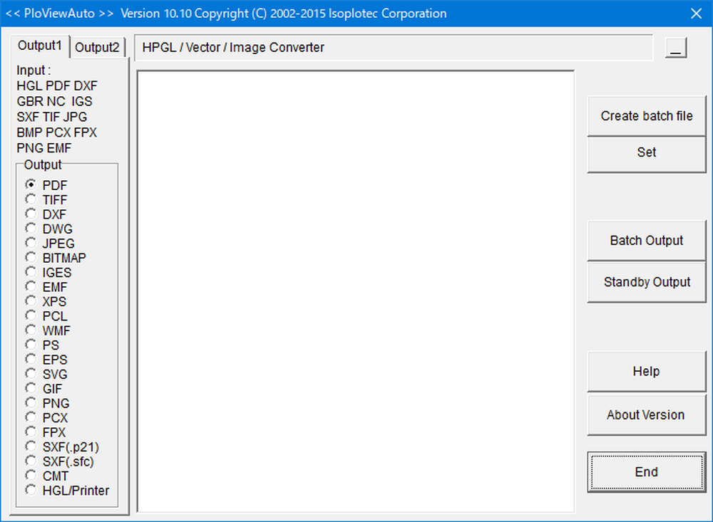 PloViewAuto Main Dialog